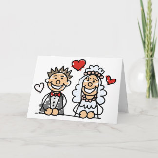愛情のある結婚式のカップルカード(2) カード