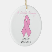 愛情のある記憶では、乳癌 セラミックオーナメント (右)