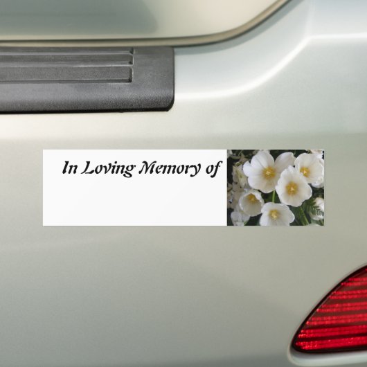 愛情のある記憶で一流車のバンパーステッカーを加えて下さい バンパーステッカー (車上)