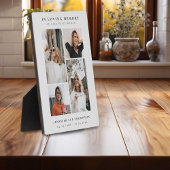 愛情のある記憶のミニマル写真コラージュ フォトプラーク