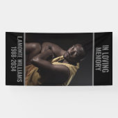 愛情のある記憶の中でカスタムの写真の墓カバー毛布 横断幕 (横)