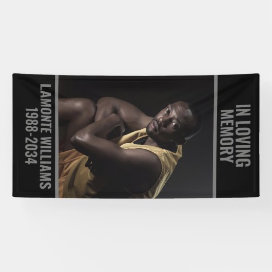 愛情のある記憶の中でカスタムの写真の墓カバー毛布 横断幕 (横)