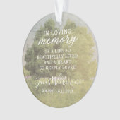 愛情のある記憶アクリルの写真のオーナメント オーナメント (正面)