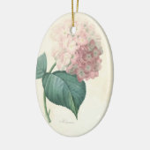 愛情のある記憶アジサイのカスタムな写真の記念物 セラミックオーナメント (左)