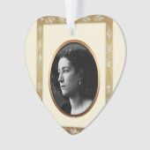 愛情のある記憶カスタムな写真の記念のオーナメント1 オーナメント (正面)