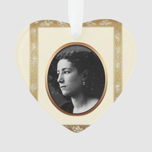 愛情のある記憶カスタムな写真の記念のオーナメント1 オーナメント (正面)