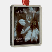 愛情のある記憶パーソナライズな記念のオーナメント2 メタルオーナメント (右)