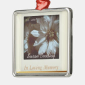 愛情のある記憶パーソナライズな記念のオーナメント3 メタルオーナメント (左)