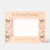 愛情のある記憶フローラカスタムウッド写真メモリアル レーザー彫刻フレーム (正面)