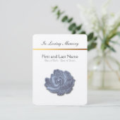 愛情のある記憶ヴィンテージバラ3葬儀のお知らせ 招待状 (スタンド正面)