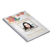 愛情のある記憶写真の蝶記念の来客名簿 ノートブック (右側)