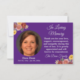 愛情のある記憶悔やみや弔慰葬儀ブルーウォーター色  サンキューカード