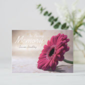 愛情のある記憶花の告別式 案内状 (スタンド正面)