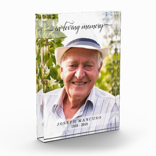 愛情のある記憶葬式の悔やみや弔慰 フォトブロック (左)