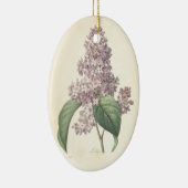 愛情のある記憶薄紫のカスタムな記念の写真 セラミックオーナメント (右)