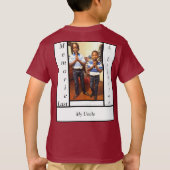 愛情のある記憶Tシャツの子供 Tシャツ (裏面)