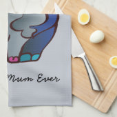 愛情のある象4 CraftiesPot著最も最高のなミイラ キッチンタオル (四つ折り)