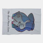 愛情のある象4 CraftiesPot著最も最高のなミイラ キッチンタオル (横)