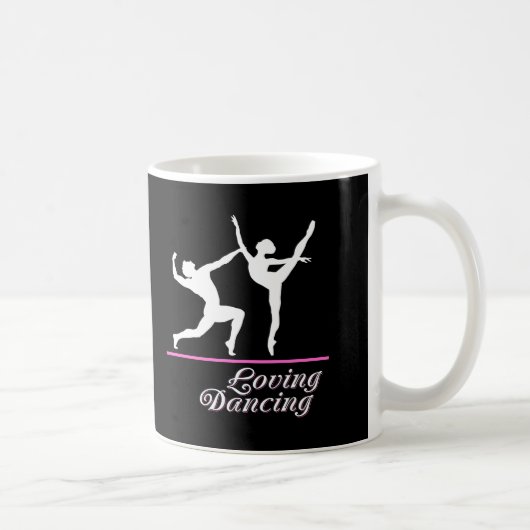 愛情のある踊り コーヒーマグカップ (右)