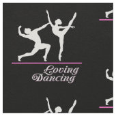 愛情のある踊り ファブリック (クローズアップ)