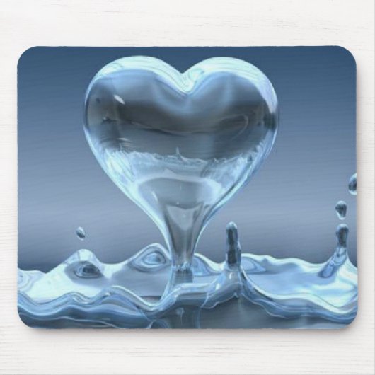 愛情のある雨 マウスパッド (正面)