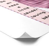 愛情のこもったクマ ポスター (角)