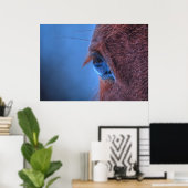 愛情のこもった反馬の優しい目 ポスター (ホームオフィス)