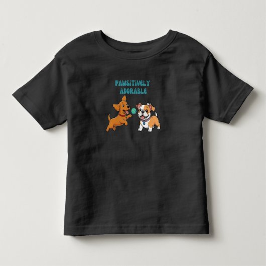 愛情のこもった愛らしい トドラーTシャツ (正面)