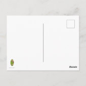 愛情のこもった目のキツネ ポストカード (裏面)