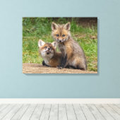 愛情のこもった目 キャンバスプリント (インサイチュ (ウッドフロア))