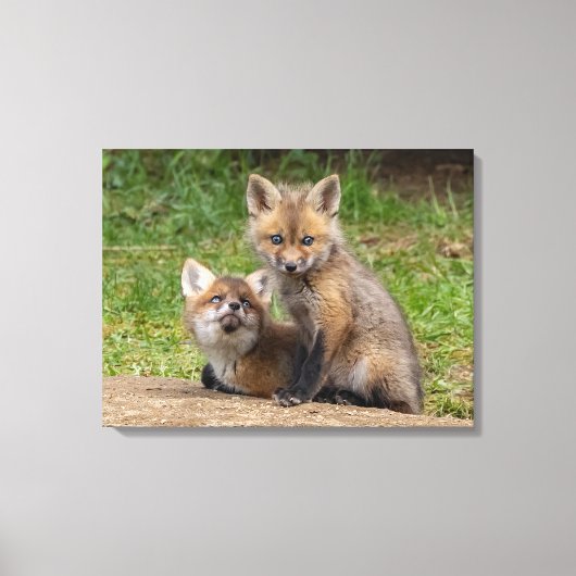 愛情のこもった目 キャンバスプリント (正面)