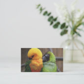 愛情のこもった鳥 名刺 (スタンド正面)