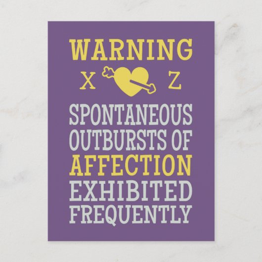 愛情のはがきカスタムき ポストカード (正面)