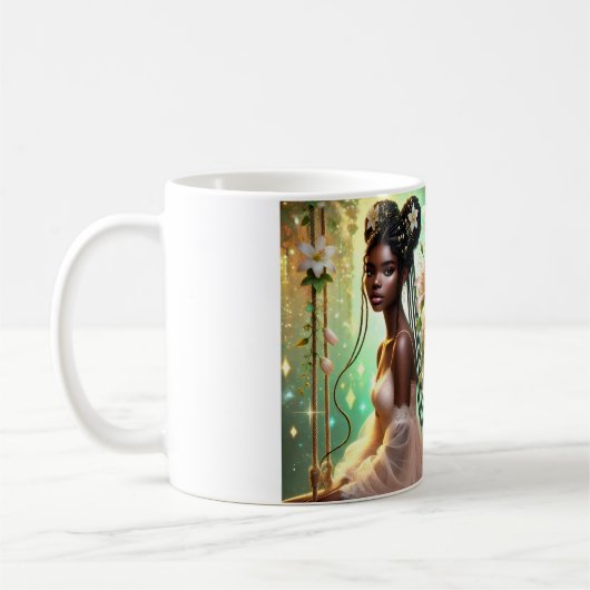 愛情の一口：大切にするカップ コーヒーマグカップ (左)