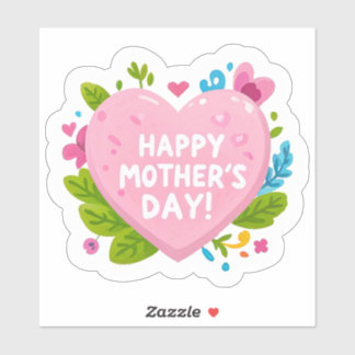 愛情の温もり – 母の日のハート シール