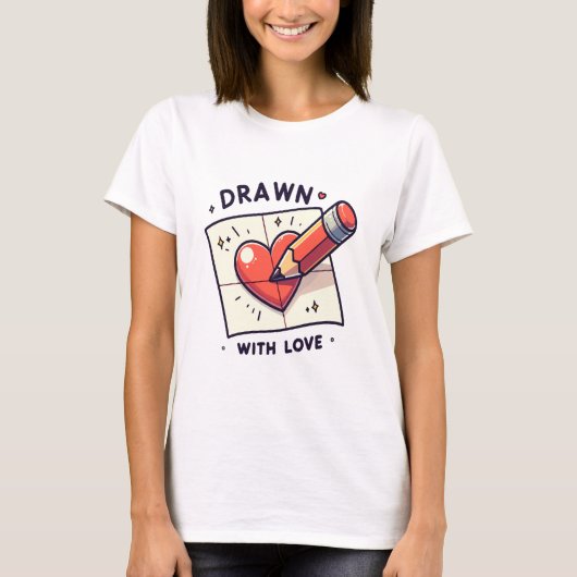 愛情をこめて描く Tシャツ (正面)