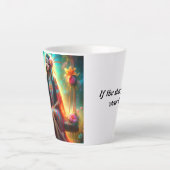 愛情を持ち続ける心のこもったマグカップ カフェラテマグ (正面)