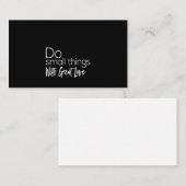 愛情を持って小さなことをす素晴らしる 名刺 (正面/裏面)