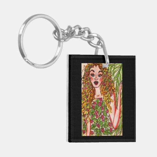 愛情を育#2 キーホルダー (正面左)