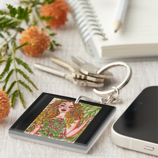 愛情を育#2 キーホルダー (正面右)