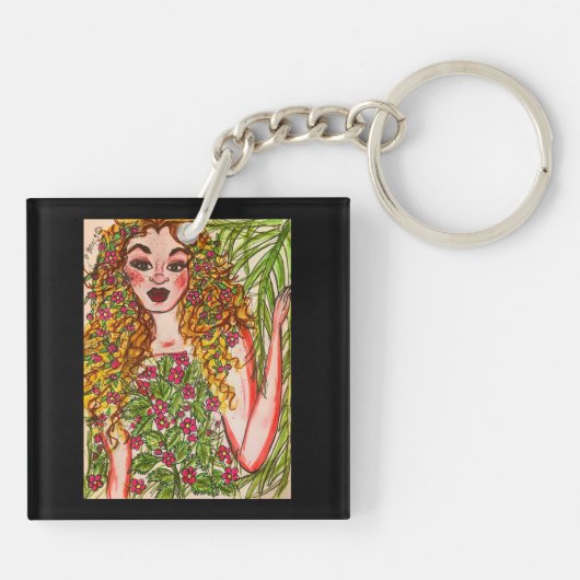 愛情を育#2 キーホルダー (裏面)