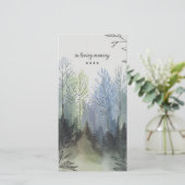 愛情を込めた手作り葬儀招待状 (スタンド正面)