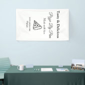 愛情を込めて作られた美味しいピザレストランカフェ bsi 横断幕 (トレードショー)