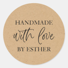 愛情を込めて作りました ラウンドシール