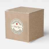 愛情を込めて手作りする |お感謝してい気に入りボックス フェイバーボックス (正面サイド)