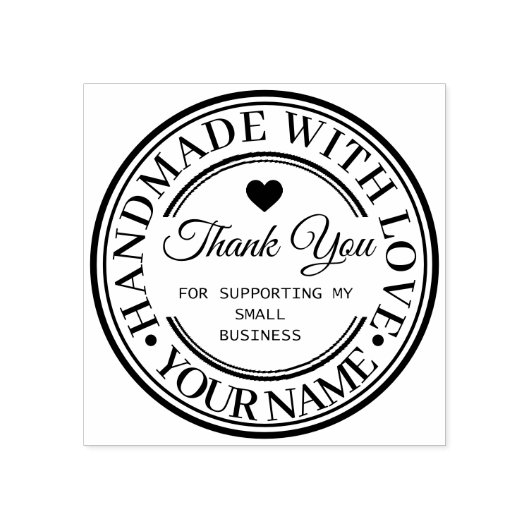 愛情を込めて手作りする |ゴム感謝していスタンプ ラバースタンプ (インプリント)