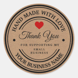 愛情を込めて手作りする |感謝していあなた ラウンドシール