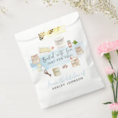 愛情を込めて焼き上げた水彩イラスト フェイバーバッグ (封をした状態)