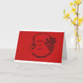 愛情を込めて カード (黄色い花)