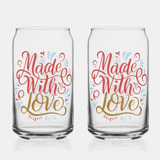 愛情を込めて ガラス缶 (正面)